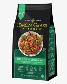 Lemon Grass Kitchen Beef & Broccoli Noodles - Lemon Grass Kitchen Beef & Broccoli Noodles, HD Png Download, Transparent PNG