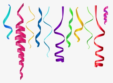 Curly Ribbons Png Transparent - Curly Ribbons Png, Png Download, Transparent PNG