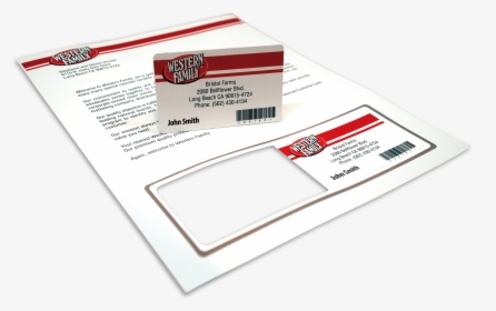 Membership Card Perforated On A Letter, HD Png Download, Transparent PNG