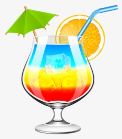 Summer Cocktail Transparent P - Summer Cocktails Clip Art, HD Png Download, Transparent PNG