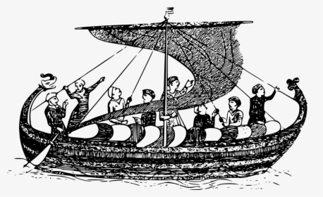 Caravel,monochrome Photography,fluyt - Norsemen Norse Mythology, HD Png Download, Transparent PNG