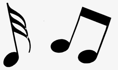 Musical Notes Clipart Black And White, HD Png Download, Transparent PNG