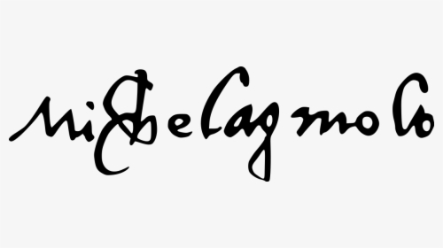 Michelangelo Buonarroti Signature, HD Png Download, Transparent PNG