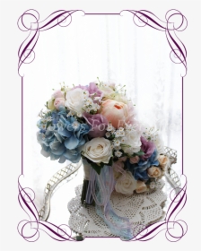 Artificial Bridal Flower Package, Bridal Bouquet, Bridesmaid - Flower Girl Basket Design, HD Png Download, Transparent PNG