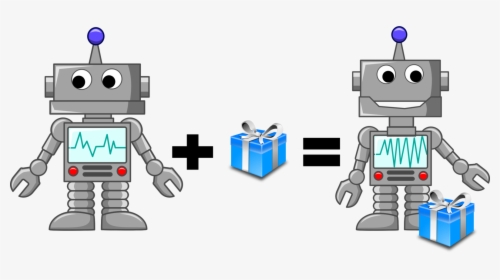 Toy,robot,machine - Cute Cartoon Robot, HD Png Download, Transparent PNG