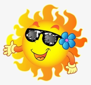 Summer Desktop Wallpaper Clip Art - Funny Sun, HD Png Download, Transparent PNG
