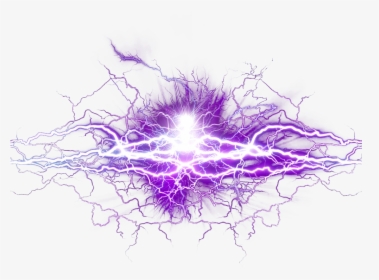 Purple Lightning Png - Transparent Background Purple Lightning Png, Png Download, Transparent PNG