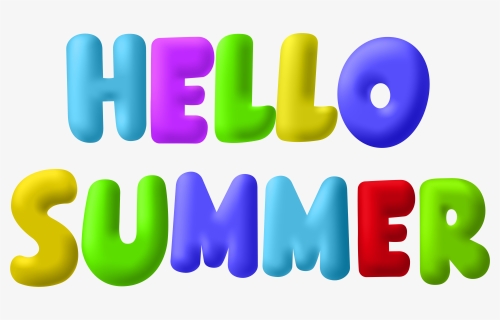 Clipart Letters Summer - Summer Free Clip Art, HD Png Download, Transparent PNG