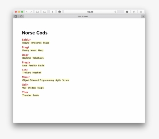 The Norse Gods - Kate Kwrite, HD Png Download, Transparent PNG