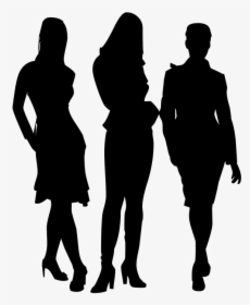Walking People Png Silhouette, Transparent Png, Transparent PNG