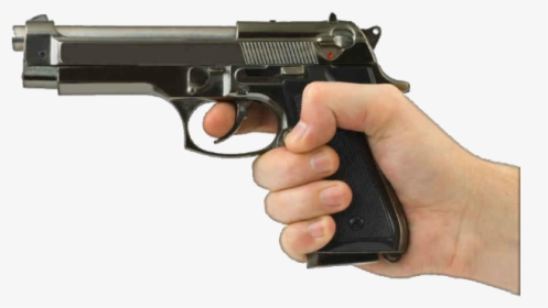 Png Gun Shooting - Hand Holding Gun Png, Transparent Png, Transparent PNG