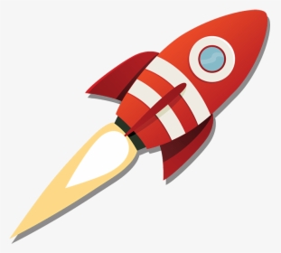 Animated Rocket Ship Taking Off - Transparent Background Rocket Gif, HD Png Download, Transparent PNG