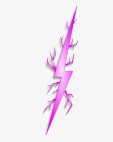 Purple Lightning Png - Pink Lightning Bolt Png, Transparent Png, Transparent PNG