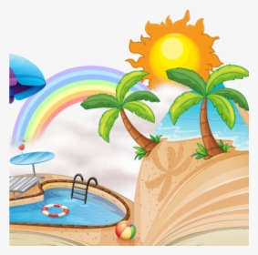 Transparent Innertube Clipart - Summer Homework Cover Page, HD Png Download, Transparent PNG