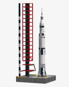 Apollo Launch Tower Moc, HD Png Download, Transparent PNG