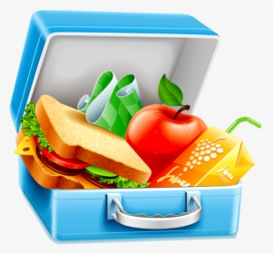 Healthy Choices Clipart Kid - Transparent Background Lunch Box Clipart, HD Png Download, Transparent PNG