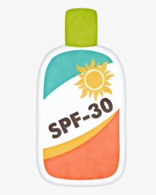 Transparent Summer Clipart Png - Sunscreen Clipart Png, Png Download, Transparent PNG