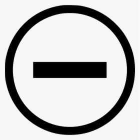No Entry - White Circle With Line Through, HD Png Download, Transparent PNG