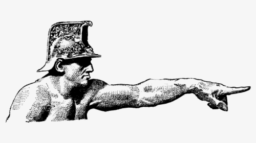Shirtless Man Png -shirtless Man Wearing Helmet - Pointing Arm Clipart, Transparent Png, Transparent PNG
