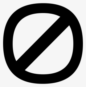Prohibition Sign Comments - Black No Entry Emoji, HD Png Download, Transparent PNG