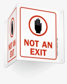 Not An Exit Sign - Illustration, HD Png Download, Transparent PNG