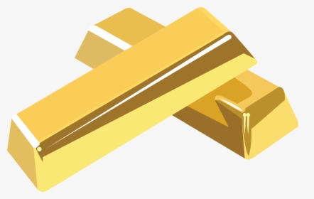 Gold Bar Vector - Gold Bar Vector Png, Transparent Png, Transparent PNG