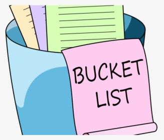 Clipart Summer Bucket - Bucket List Transparent Background, HD Png Download, Transparent PNG