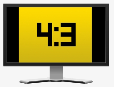 3 Aspect Ratio With Vertical Bars - Led-backlit Lcd Display, HD Png Download, Transparent PNG