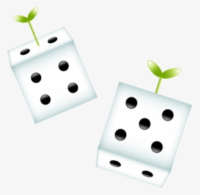 #mq #leaf #dice #dices #game #white - Dice, HD Png Download, Transparent PNG