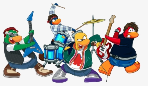 Rock Band Clip Art Cliparts And Others Inspiration - Club Penguin G Billy, HD Png Download, Transparent PNG