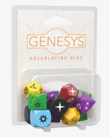 Gns02 Box Left - Genesys Roleplaying Dice Pack, HD Png Download, Transparent PNG