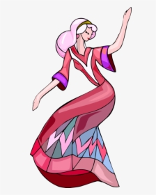 Pink,art,beauty - การ์ตูน เต้นรำ, HD Png Download, Transparent PNG