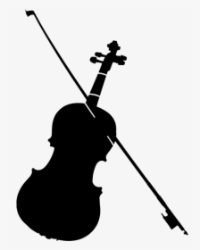 Violin Silhouette - Violin Png, Transparent Png, Transparent PNG