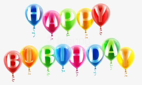 Free Png Download Happy Birthday Balloons Png Images, Transparent Png, Transparent PNG