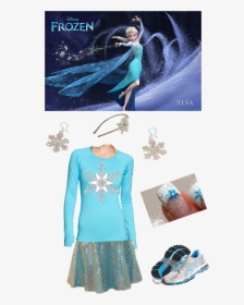 Elsa From Frozen - Elsa Princess Running Costume, HD Png Download, Transparent PNG
