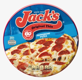 Jack S Original Thin Pepperoni Frozen Pizza - Pepperoni, HD Png Download, Transparent PNG