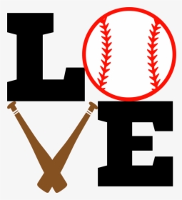 Love Baseball- Bat And Ball Albb Blanks Png Free Stock, Transparent Png, Transparent PNG