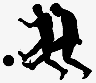 Football Soccer Silhouette 5 - Illustration, HD Png Download, Transparent PNG