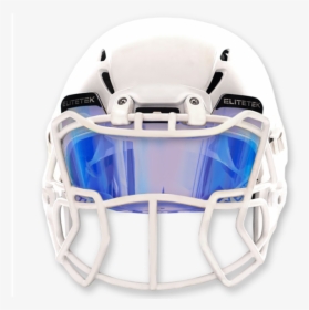 Colored Football Visors By Elitetek - Black Football Helmet Visor, HD Png Download, Transparent PNG