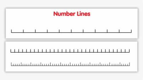 Blank Number Line Png - Monochrome, Transparent Png, Transparent PNG