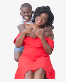 Happy Black Mom And Son, HD Png Download, Transparent PNG