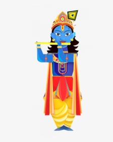 Krishna Images In Paper, HD Png Download, Transparent PNG