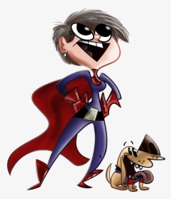 Inoffensive Superhero Drawing For Some Lady - Cartoon, HD Png Download, Transparent PNG