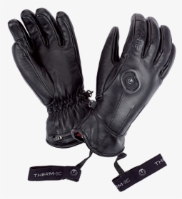 Therm-ic Powergloves Leather Ladies - Ladies Rechargeable Heated Gloves, HD Png Download, Transparent PNG