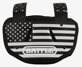 American Flag Chrome Football Back Plate - Back Plates Football Battle, HD Png Download, Transparent PNG