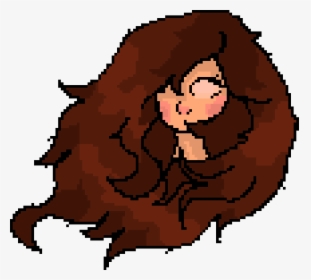 A Pixel Girl Head - Pixel Kız, HD Png Download, Transparent PNG