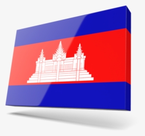 Thin Rectangular Icon - Cambodia Flag, HD Png Download, Transparent PNG