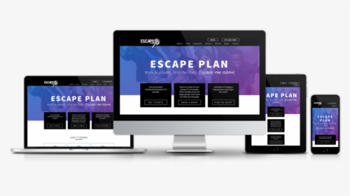 Escape Room Website Design, HD Png Download, Transparent PNG