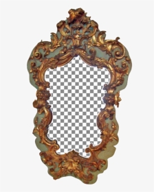 #mirror #aesthetic #vintage #overlay #png #aestheticmirror - Italian Rococo Venetian Mirror, Transparent Png, Transparent PNG