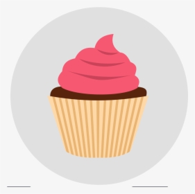 Cupcake Flat Design, HD Png Download, Transparent PNG